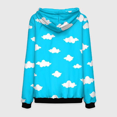 Мужская толстовка Время приключений / 3D-Черный – фото 2