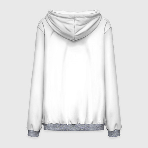 Мужская толстовка Змея и иероглифы / 3D-Меланж – фото 2