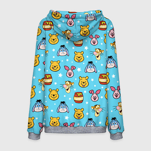 Мужская толстовка Винни Пух / 3D-Меланж – фото 2