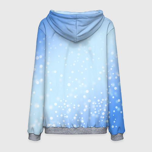 Мужская толстовка Змеи к нам приходят 2025 / 3D-Меланж – фото 2