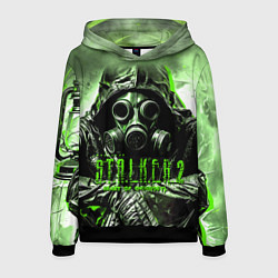 Толстовка-худи мужская Stalker II, цвет: 3D-черный