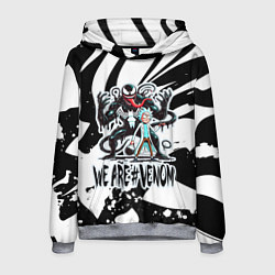 Толстовка-худи мужская Rick Sanchez - we are Venom meme, цвет: 3D-меланж