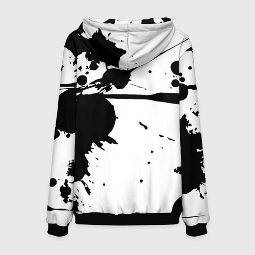 Мужская толстовка Venom-Rick and Morty - blots / 3D-Черный – фото 2