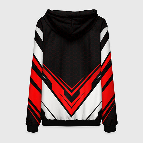 Мужская толстовка Герб России - униформа / 3D-Черный – фото 2