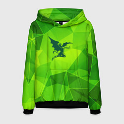 Толстовка-худи мужская Black Sabbath green poly, цвет: 3D-черный