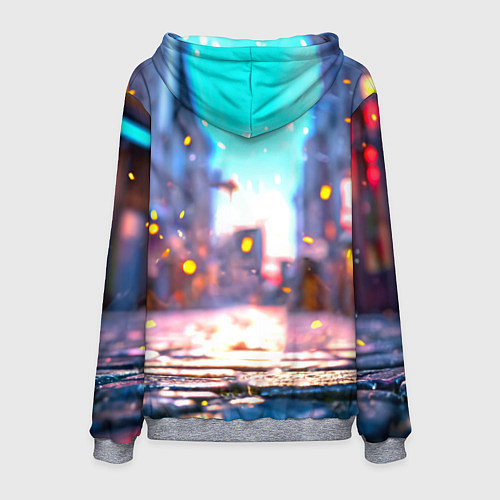 Мужская толстовка Городской голубь / 3D-Меланж – фото 2