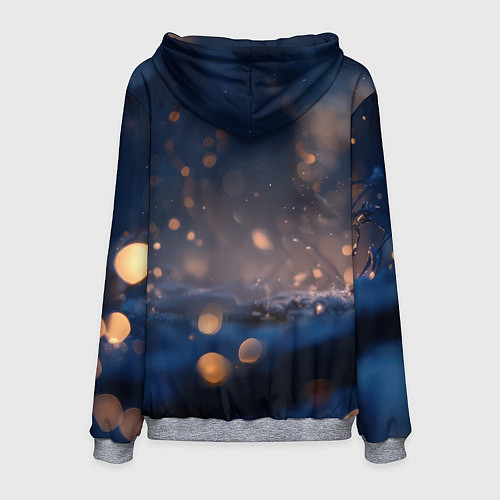 Мужская толстовка Милые влюбленные совушки / 3D-Меланж – фото 2