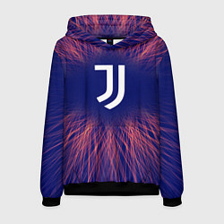 Толстовка-худи мужская Juventus red energy, цвет: 3D-черный