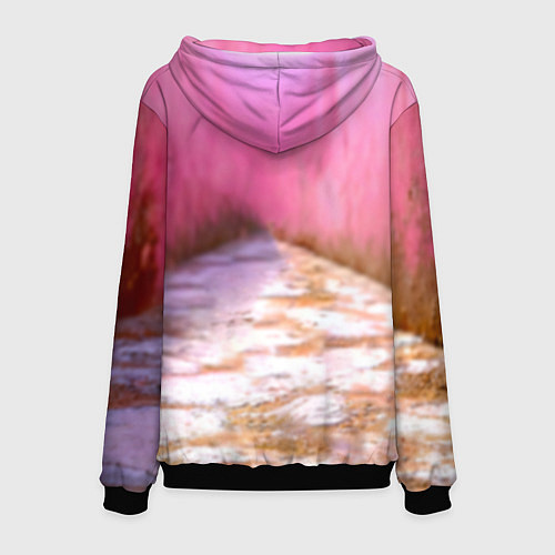 Мужская толстовка Поросенок в розовом / 3D-Черный – фото 2