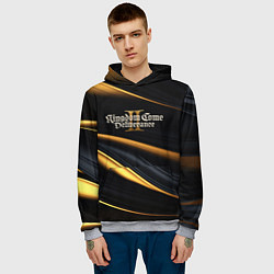 Толстовка-худи мужская Kingdom Come Deliverance 2 black and gold, цвет: 3D-меланж — фото 2