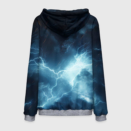 Мужская толстовка Kingdom Come Deliverance 2 logo sky / 3D-Меланж – фото 2