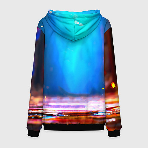 Мужская толстовка Ушастый зайка / 3D-Черный – фото 2