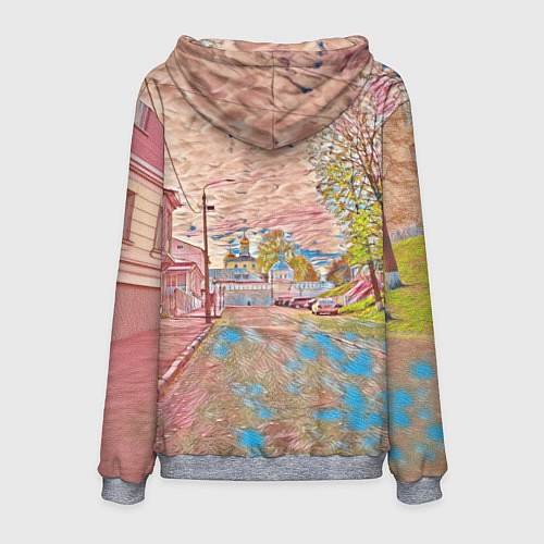 Мужская толстовка Старый город / 3D-Меланж – фото 2