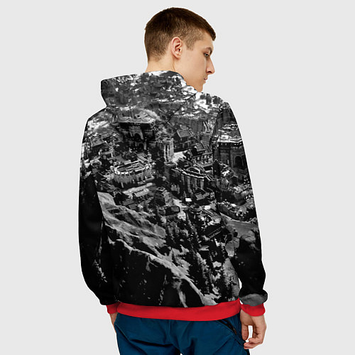 Мужская толстовка Civilization VII / 3D-Красный – фото 4