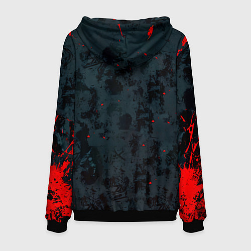 Мужская толстовка Атланта Хокс красный орел / 3D-Черный – фото 2