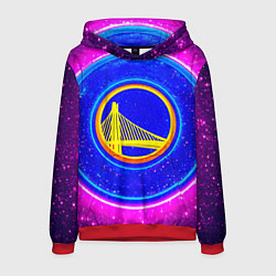 Толстовка-худи мужская Голден Стэйт Уорриорз звездный, цвет: 3D-красный