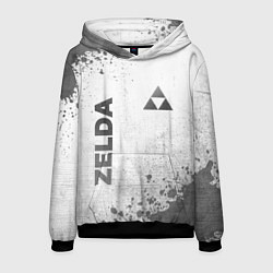 Толстовка-худи мужская Zelda - white gradient вертикально, цвет: 3D-черный