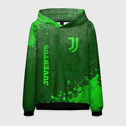 Толстовка-худи мужская Juventus - green gradient вертикально, цвет: 3D-черный