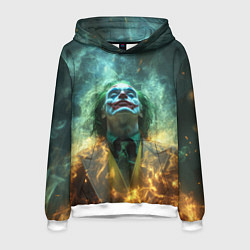 Толстовка-худи мужская Выход из Джокера, цвет: 3D-белый