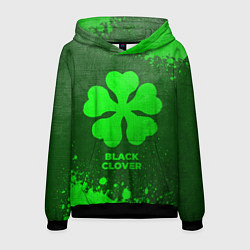 Толстовка-худи мужская Black Clover - green gradient, цвет: 3D-черный