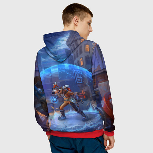 Мужская толстовка Мегавольт / 3D-Красный – фото 4