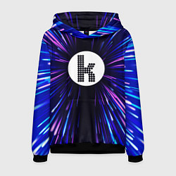 Толстовка-худи мужская The Killers neon energy, цвет: 3D-черный