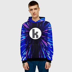 Толстовка-худи мужская The Killers neon energy, цвет: 3D-черный — фото 2