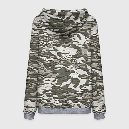 Мужская толстовка Фактурный камуфляж / 3D-Меланж – фото 2