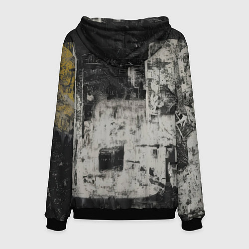 Мужская толстовка Spider man night / 3D-Черный – фото 2