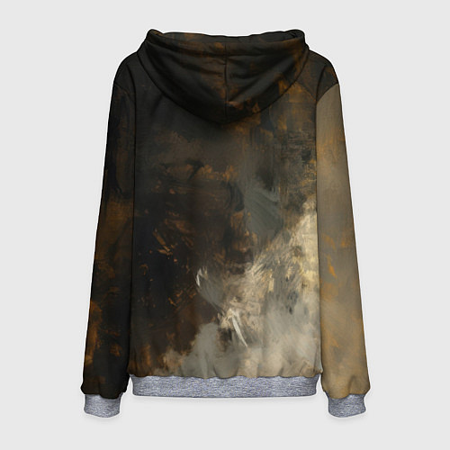 Мужская толстовка Человек-паук портрет / 3D-Меланж – фото 2