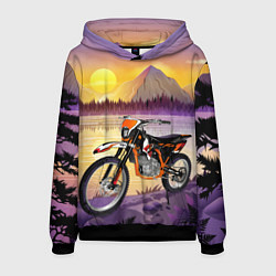 Толстовка-худи мужская Kayo k2 pro, цвет: 3D-черный