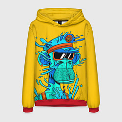 Толстовка-худи мужская NFT water ape, цвет: 3D-красный