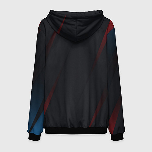 Мужская толстовка Sonic / 3D-Черный – фото 2