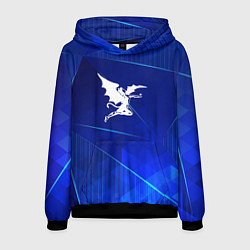 Толстовка-худи мужская Black Sabbath blue poly, цвет: 3D-черный