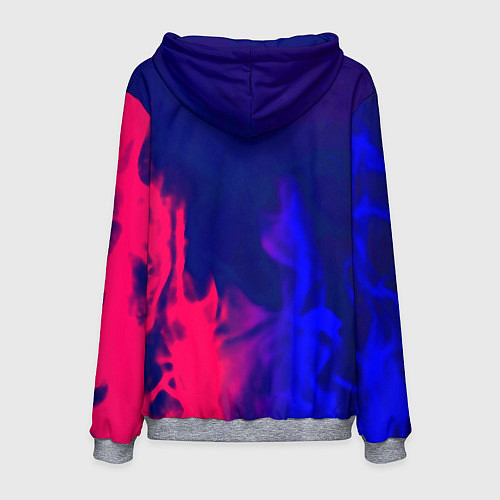 Мужская толстовка Sally face neon flame / 3D-Меланж – фото 2