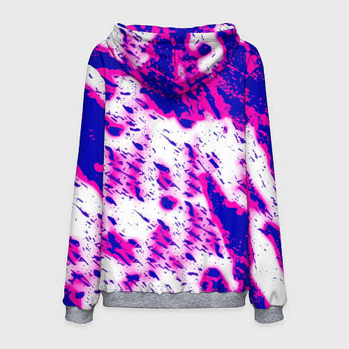 Мужская толстовка Monster energy краски гранж / 3D-Меланж – фото 2