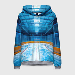 Толстовка-худи мужская Хоккейная коробка, цвет: 3D-меланж