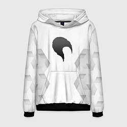 Толстовка-худи мужская Date A Live white poly, цвет: 3D-черный