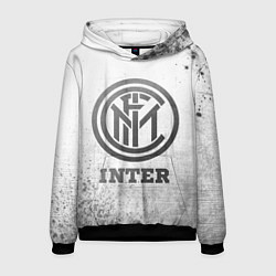 Толстовка-худи мужская Inter - white gradient, цвет: 3D-черный