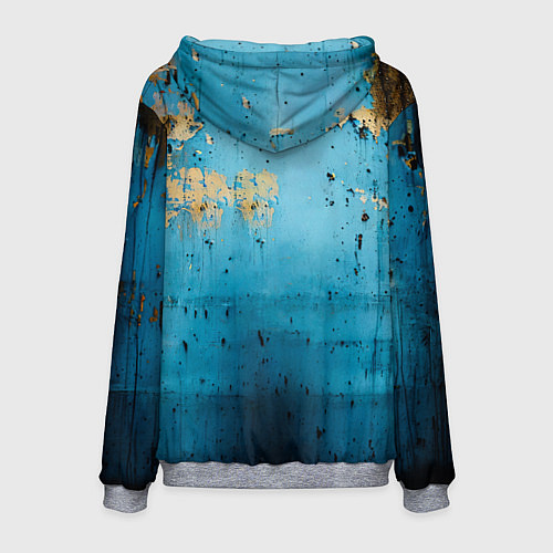 Мужская толстовка Синяя боксерская груша / 3D-Меланж – фото 2