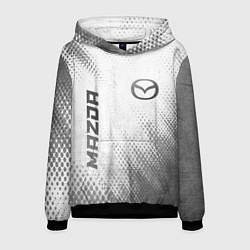 Мужская толстовка Mazda - white gradient вертикально