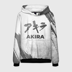 Толстовка-худи мужская Akira - white gradient, цвет: 3D-черный