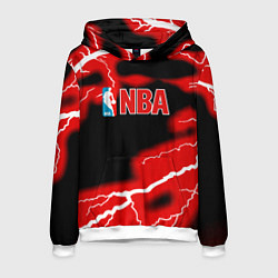 Толстовка-худи мужская NBA шторм, цвет: 3D-белый