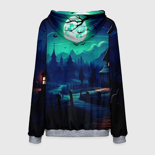 Мужская толстовка Day of the Dead - Хэллоуин / 3D-Меланж – фото 2