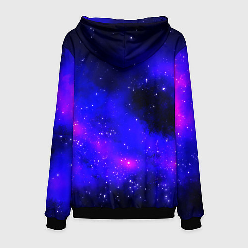 Мужская толстовка Огненный путь космонавта / 3D-Черный – фото 2