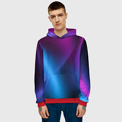 Толстовка-худи мужская Multicoloured, цвет: 3D-красный — фото 2