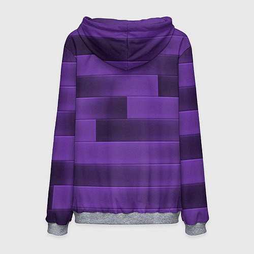 Мужская толстовка Color purple square / 3D-Меланж – фото 2