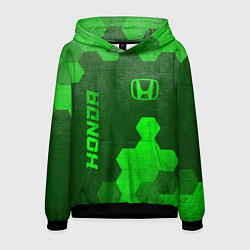 Мужская толстовка Honda - green gradient вертикально