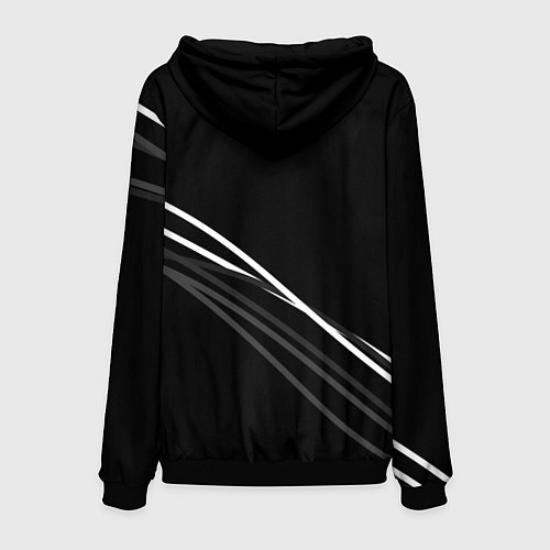 Мужская толстовка Haval чёрный с полосами / 3D-Черный – фото 2