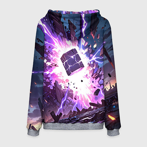 Мужская толстовка Магический куб / 3D-Меланж – фото 2